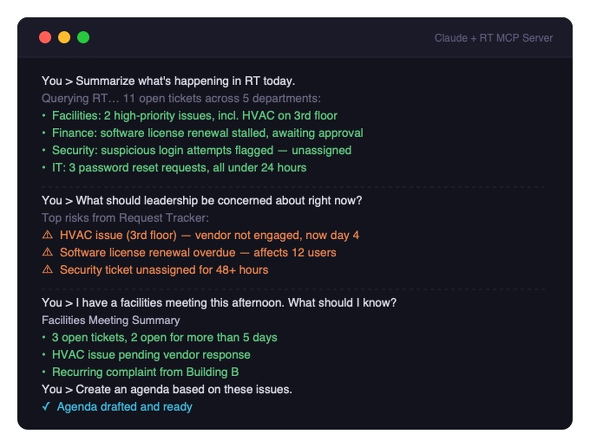 Turn Your Request Tracker Tickets Into Answers with AI